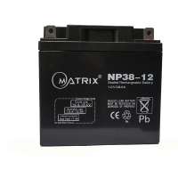 HOT! Matrix brand 12v 38ah 12 volt 20hr battery UPS battery