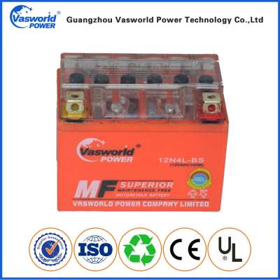 Maintenance Free 12V 4AH Gel Motorcycle Battery