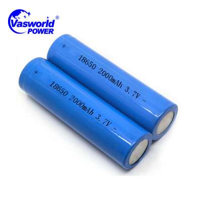 3.7v 2000mah lithium solar 18650 ion battery price