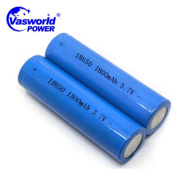 Lithium 3.7v 1800mAh 18650 li ion battery pack