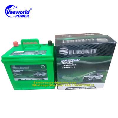 55D23L N60 12v 60Ah MF Car Battery